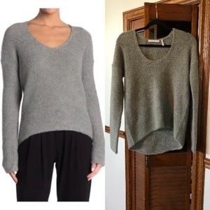 Helmut lang scoop neck high low sweater FINAL PRICE OFFERS WILL BE DENIED